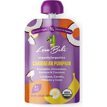 Loco Bebe Organic Baby Food Purée - Caribbean Pumpkin
