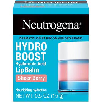 Neutrogena Hydro Boost Hyaluronic Acid Lip Balm - Sheer Berry