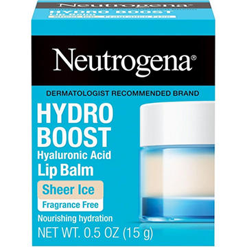 Neutrogena Hydro Boost Hyaluronic Acid Lip Balm - Sheer Ice, Fragrance Free