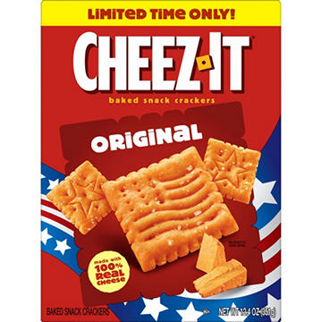 Cheez-It Limited Time Original Summer Flag Cheese Crackers