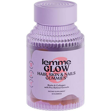 Lemme Glow Hair, Skin & Nails Biotin & Collagen Gummies
