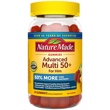 Nature Made Advanced 50+ Men’s Multivitamin Gummies