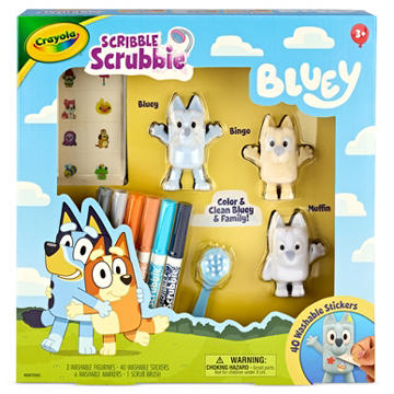 Crayola Bluey Scribble Scrubbies, 3 ct