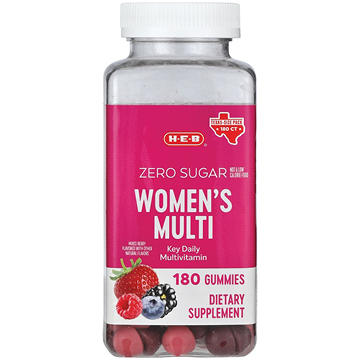 H-E-B Zero Sugar Women's Multivitamin Gummies - Mixed Berry