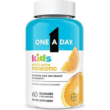 One A Day Kids Multivitamin with Probiotic Gummies - Orange