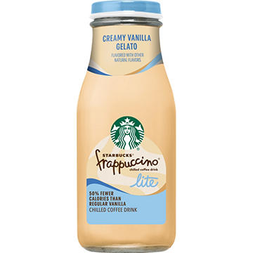 Starbucks Frappuccino Lite Chilled Coffee Drink - Creamy Vanilla Gelato