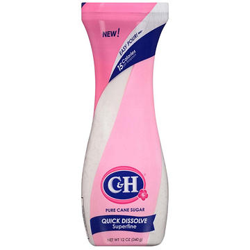 C&H Quick Dissolve Superfine Pure Cane Sugar 