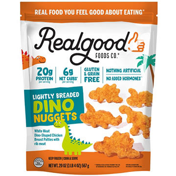 Real Good Foods Co. Lightly Breaded Dino Nuggets