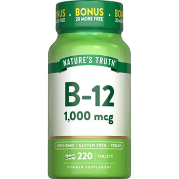 Nature's Truth B-12 1000mcg Tablets