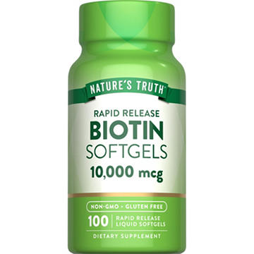 Nature's Truth Biotin Beauty Support 10000mcg Softgels