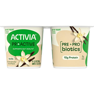 Activia 10g Protein Proactive Vanilla Yogurt