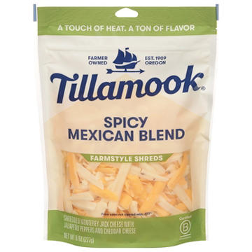 Tillamook Spicy Mexican Blend Shredded Cheese