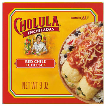 Cholula Frozen Enchiladas Red Chile Cheese