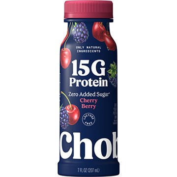 Chobani 15G Protein Zero Sugar Added Yogurt Drink - Cherry Berry