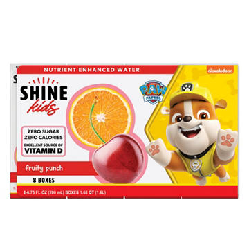 ShineWater Kids' Nutrient-Enhanced Water 8 pk Drink Boxes - Fruity Punch