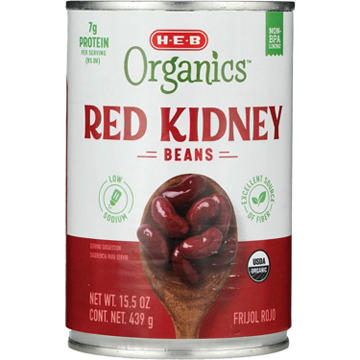 H-E-B Organics Low Sodium Red Kidney Beans