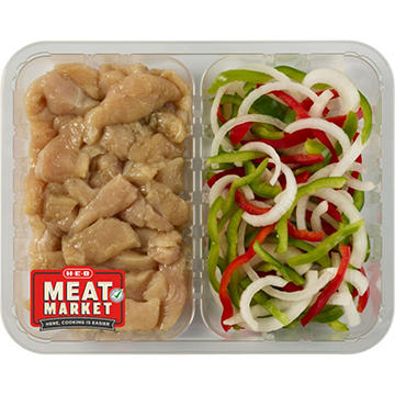 H-E-B Meat Market Chicken Fajita Kit - Pan Sauté