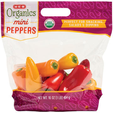 H-E-B Organics Mini Sweet Peppers