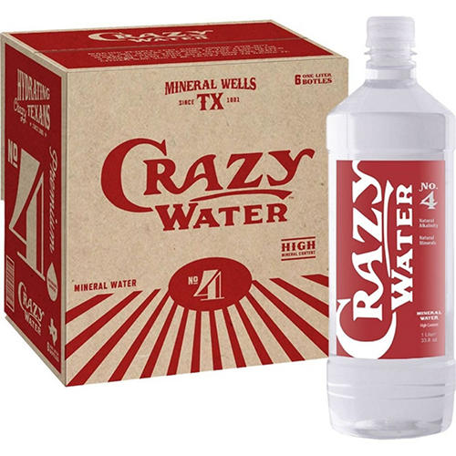 Crazy Water Mineral Water - No. 4, 6 pk Bottles - Shop Water at H-E-B