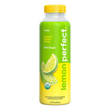 Lemon Perfect Organic Zero Sugar Lemon Water - Lime