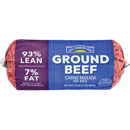Hill Country Fare Ground Beef, 93% Lean