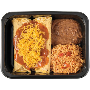 Meal Simple by H-E-B Cheese Enchiladas with Rice & Black Beans
