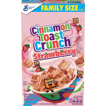 General Mills Strawberry Cinnamon Toast Crunch Cereal - Family Size