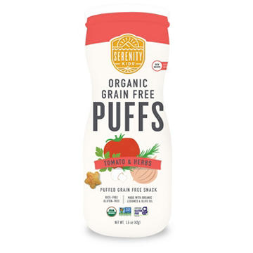 Serenity Kids Grain Free Puffs - Tomato & Herbs