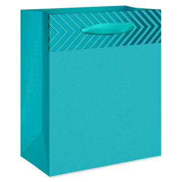 American Greetings Aqua Colorsplash Everyday Small Gift Bag
