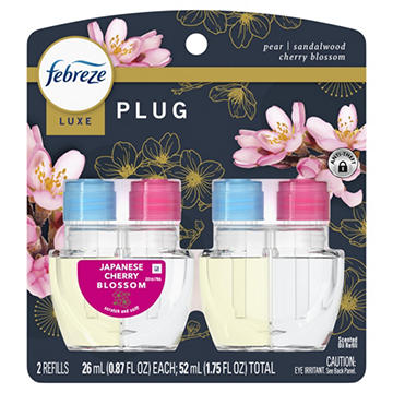 Febreze Plug In Air Freshener Odor-Fighting Scented Oil Refill - Japanese Cherry Blossom