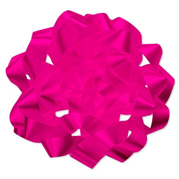 American Greetings Giant Pink Confetti Gift Bow