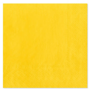 American Greetings Yellow Beverage Napkins