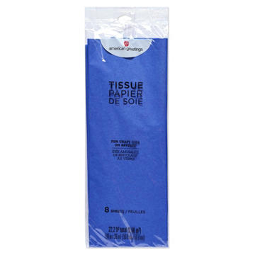 American Greetings Royal Blue Tissue Paper, 8 ct