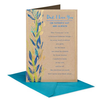 American Greetings Father's Day Card for Dad (Love & Appreciation)