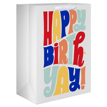 American Greetings Happy Birth YAY Jumbo Gift Bag