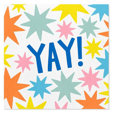 American Greetings Yay Lunch Napkins