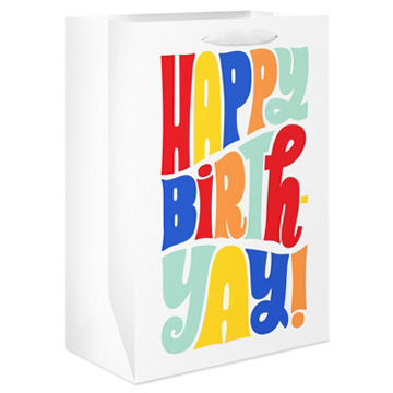 American Greetings Happy Birth Yay Medium Gift Bag