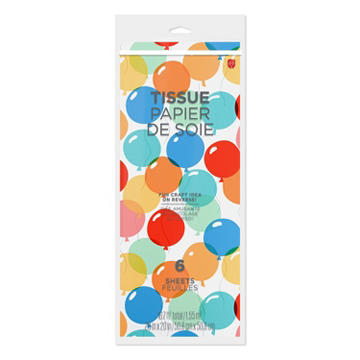 American Greetings Birthday Balloons Tissue Paper, 6 ct