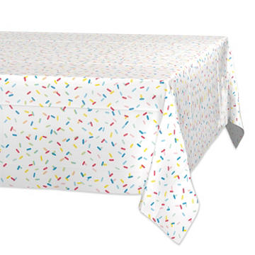 American Greetings Colorful Sprinkles Plastic Table Cover