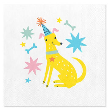 American Greetings Birthday Dog Beverage Napkins