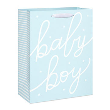 American Greetings Blue Baby Boy Shower Large Gift Bag