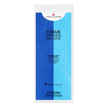 American Greetings Blue & Sky Blue Tissue Paper Bundle, 8 ct