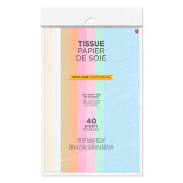 American Greetings Assorted Pastel Tissue Paper, 40 ct