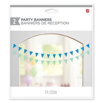 American Greetings Blue & Green Pendants Banners Decoration