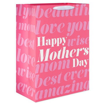 American Greetings Jumbo Mother's Day Gift Bag for Mom - Best Ever