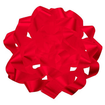 American Greetings Giant Red Confetti Gift Bow