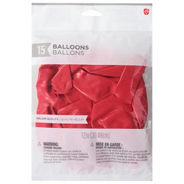 American Greetings Red Uninflated Balloons