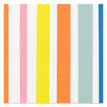 American Greetings Colorful Lines Beverage Napkins