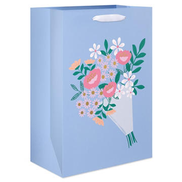 American Greetings Mother's Day Medium Purple Gift Bag - Bouquet