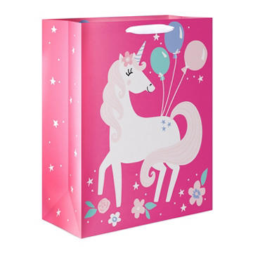 American Greetings Unicorn Extra Large Pink Birthday Gift Bag